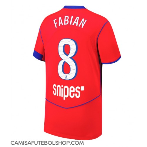 Camisa de time de futebol Paris Saint-Germain Fabian Ruiz #8 Replicas 3º Equipamento 2025-26 Manga Curta